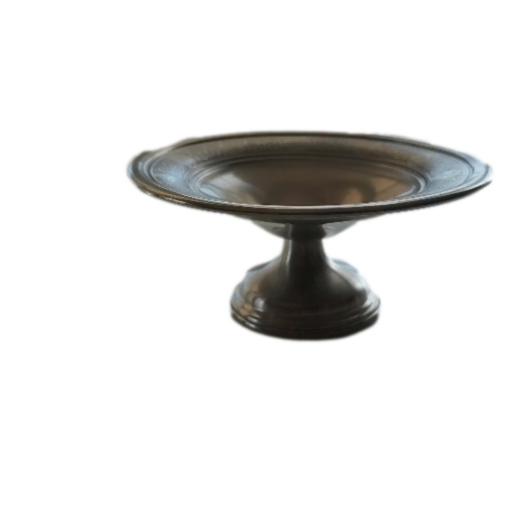 Vintage Pewter Compote Dish